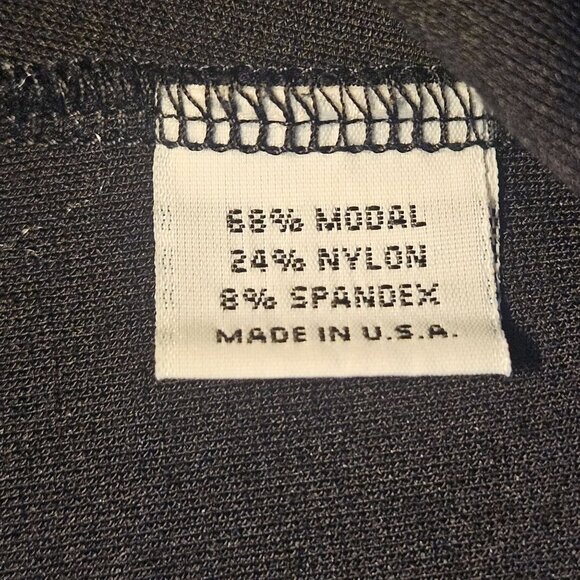 Bryn Walker Womens Asymmetrical Dress Black M Minimalist Quiet Luxury Lagenlook - Picture 6 of 11